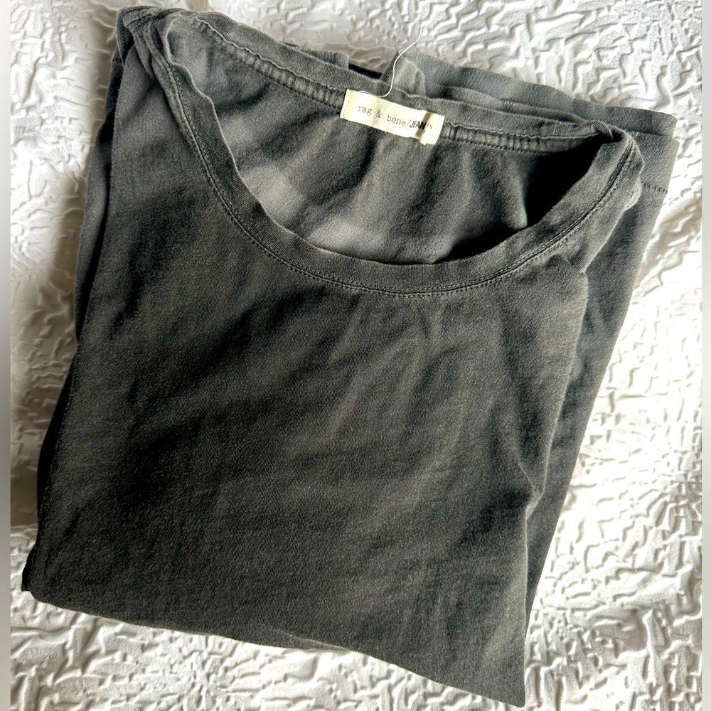 Rag & Bone faded grey t-shirt size medium
